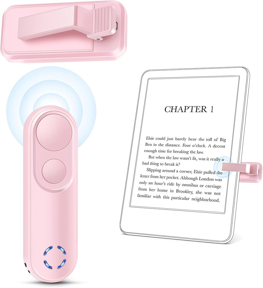 RF Remote Control Page Turner for Kindle Paperwhite Oasis Kobo eReaders, Remote Camera Shutter an... | Amazon (US)