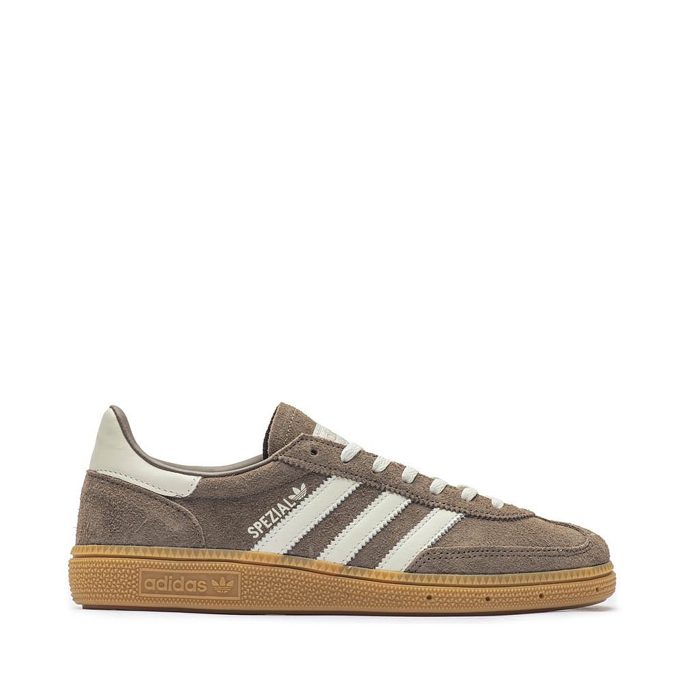 Womens adidas Handball Spezial Athletic Shoe - Earth Strata / Off White / Gum | Journeys
