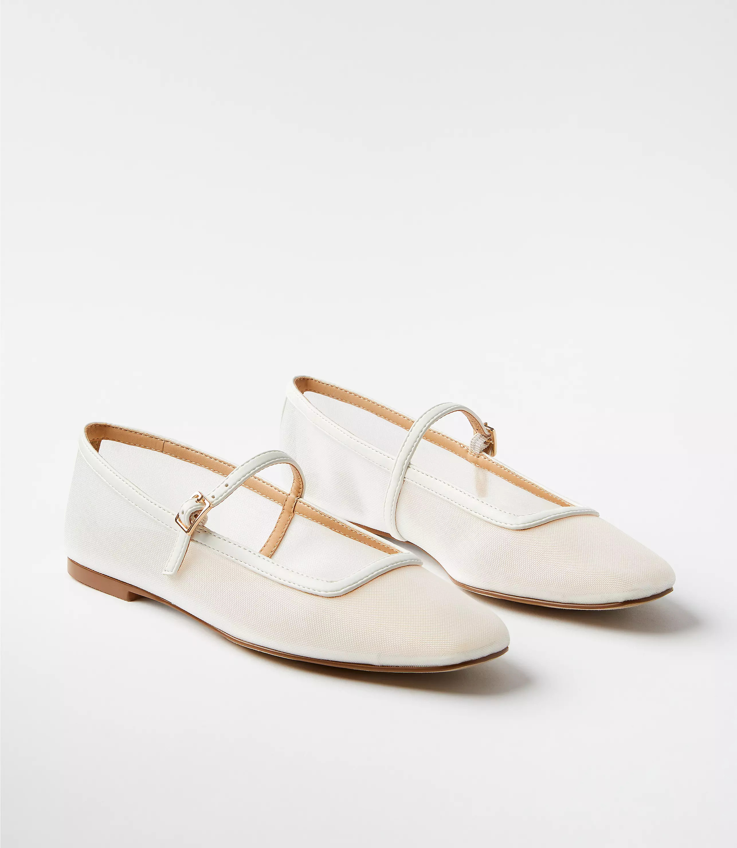 Mesh Mary Jane Flats | LOFT