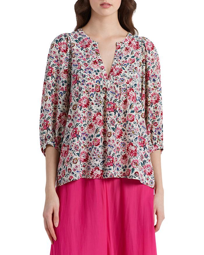 Charles Floral Print Blouse | Bloomingdale's (US)