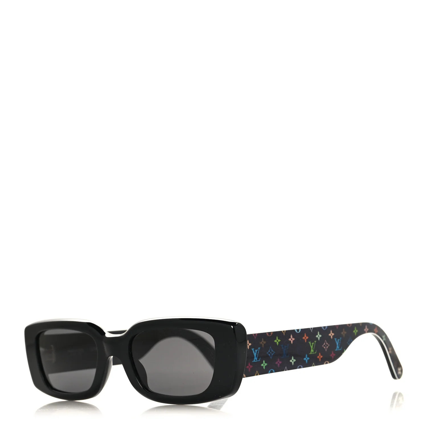 LV X TM Acetate Monogram Multicolor Sunglasses Z2709W Black | FASHIONPHILE (US)