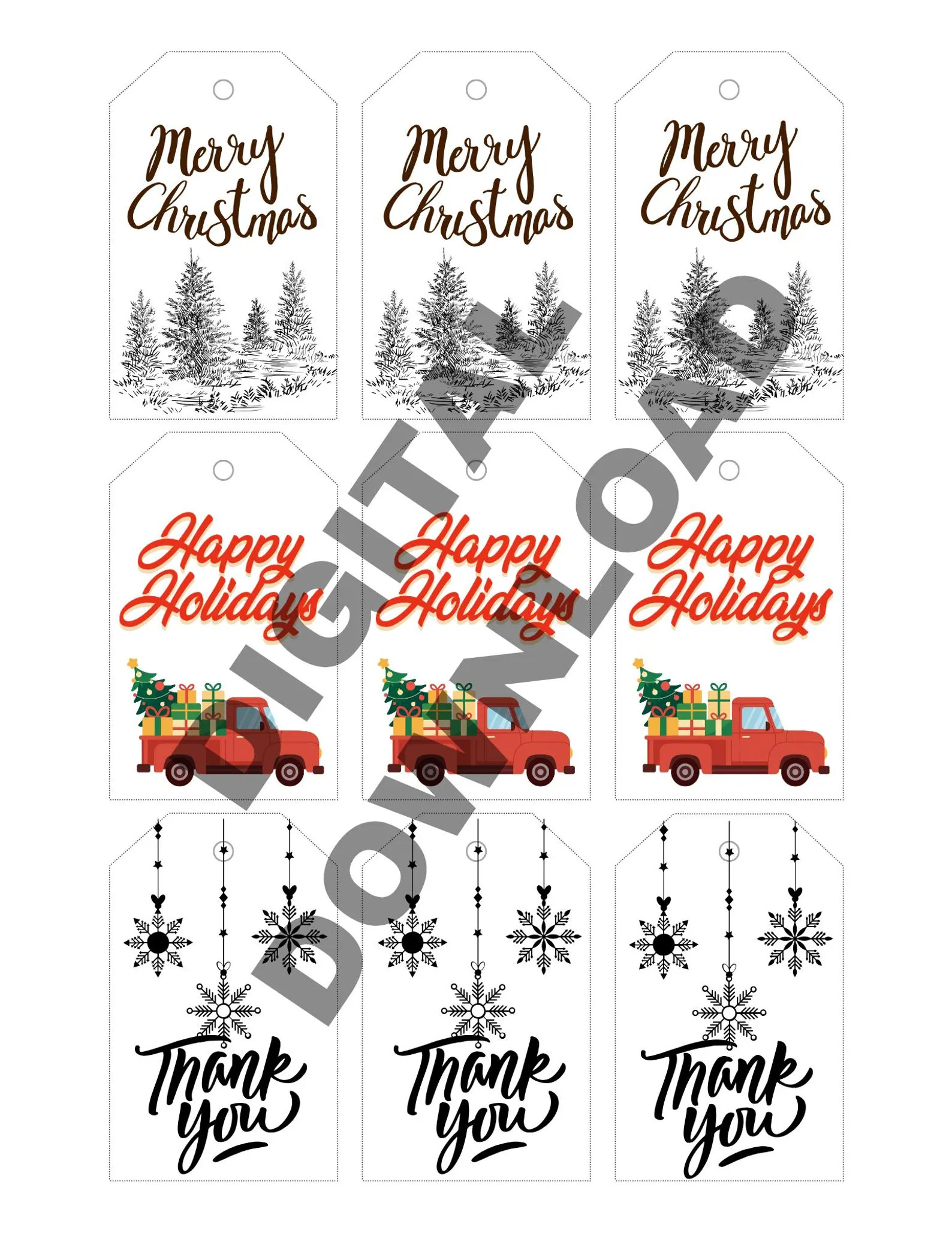 Christmas Gift Tags for Men Masculine Gift Tags Mens Gift Labels Christmas Labels - Etsy | Etsy (US)