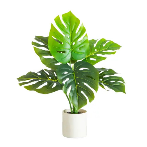 NEARLY NATURAL 20-in Artificial Swiss Monstera Plant in Green at Nordstrom | Nordstrom