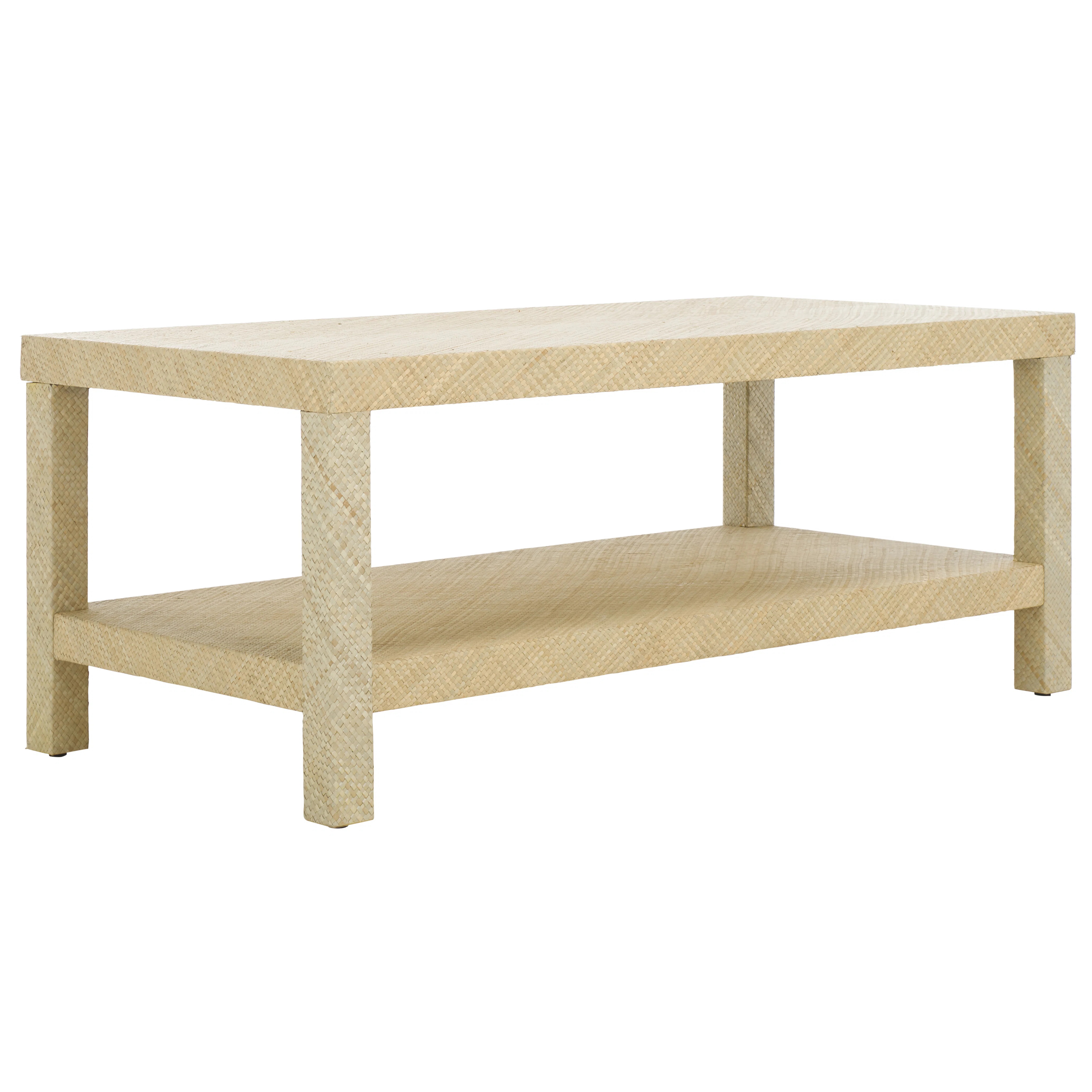 Nadeau Raffia 2 Shelf Coffee Table | Wayfair North America