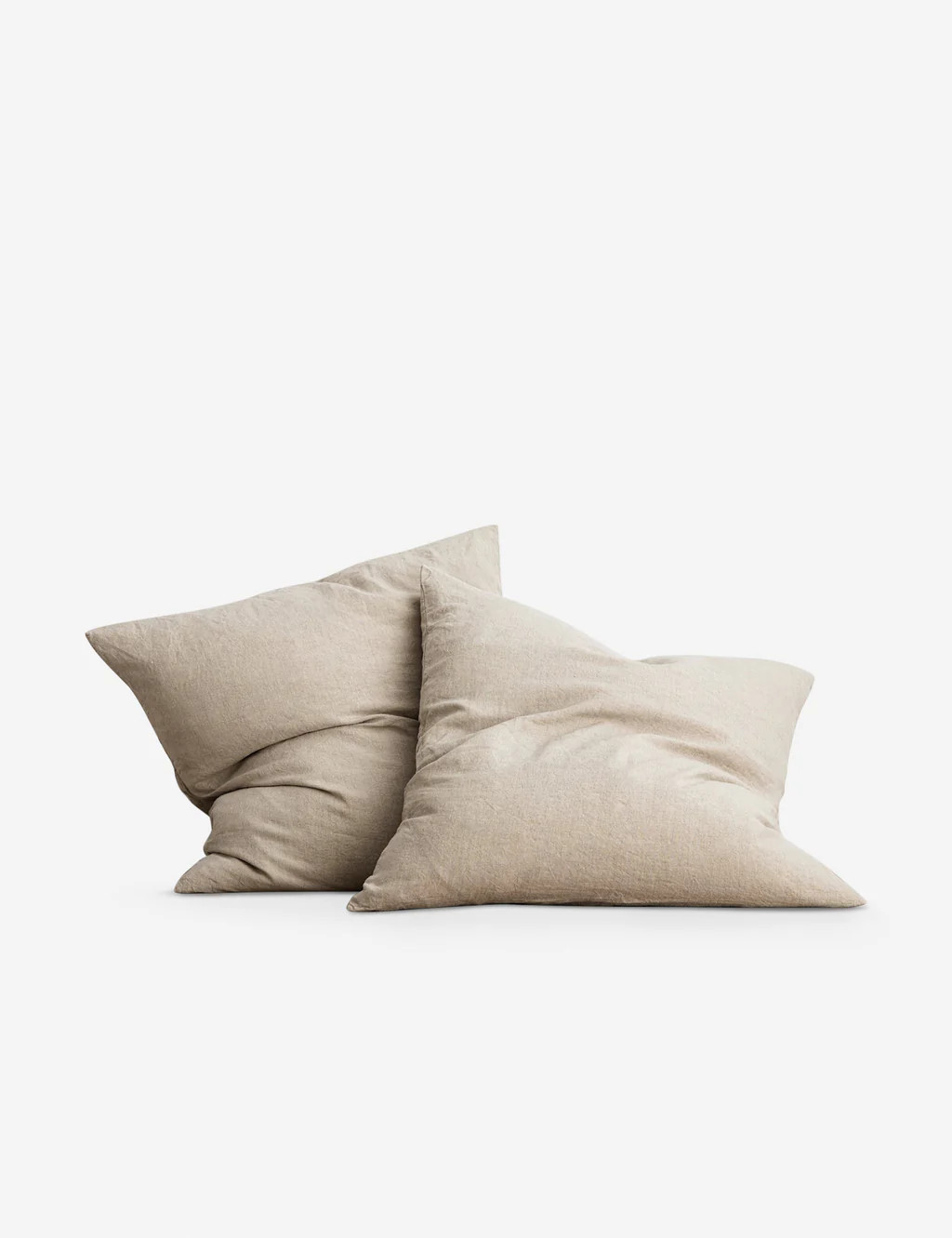 European Flax Linen Euro Pillowcases (Set of 2) by Cultiver | Lulu and Georgia 