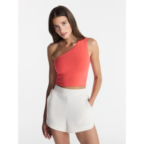 Avia Women's One Shoulder Sports Bra, Sizes XS-XXXL | Walmart (US)