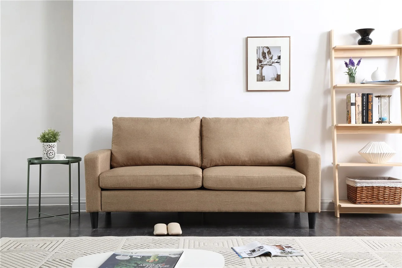 74" Track Arm Sofa with Linen Textured Fabric | Walmart (US)