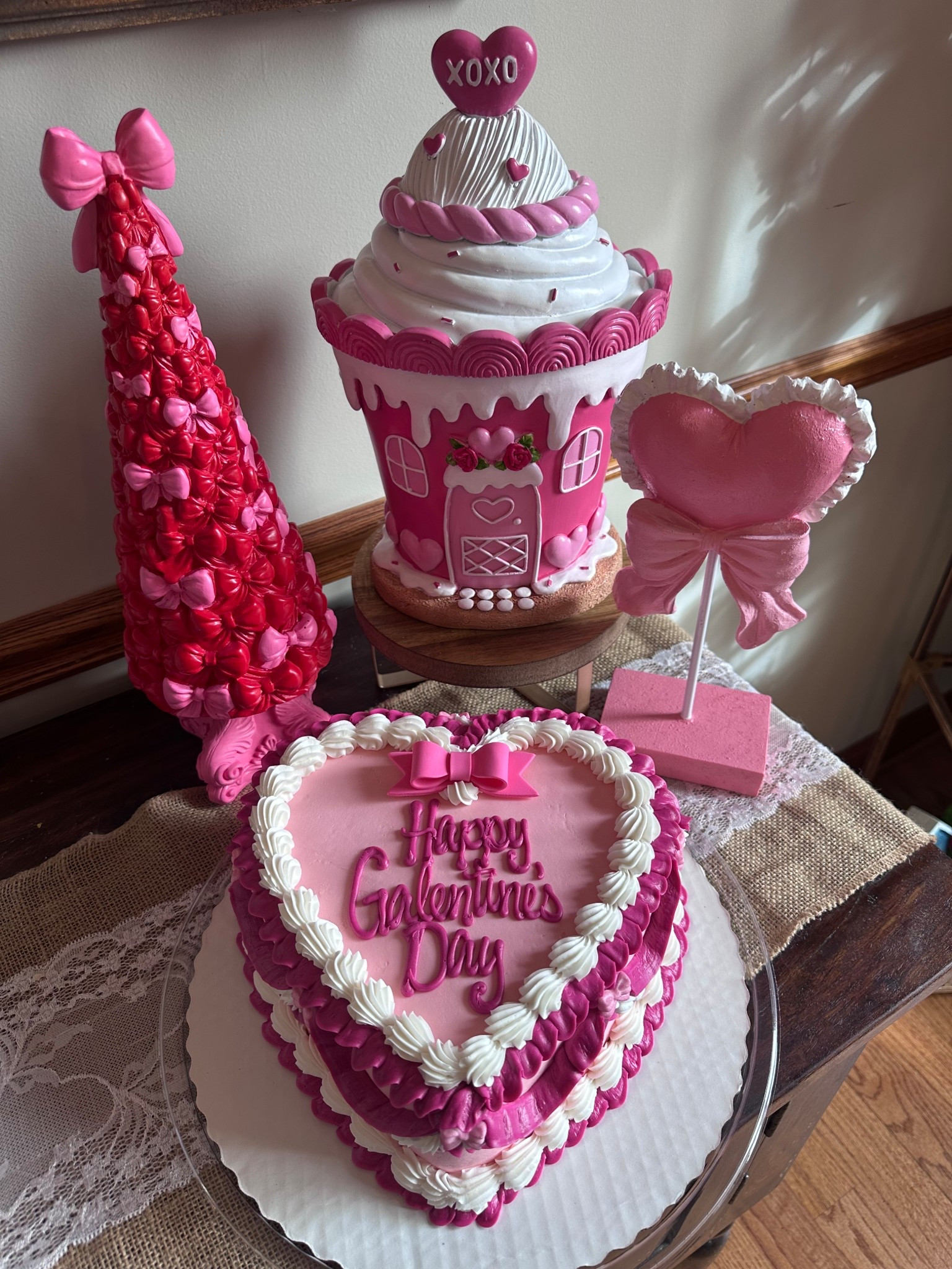 Ready to celebrate Galentine’s w/ my girlies tomorrow 🎀💝❤️ Cake 🎂 only $25 decorations from Burlington. 

#LTKfoodie #LTKSaleAlert #LTKValentine