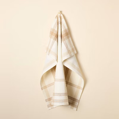 Flour Sack Natural Plaid - Hearth & Hand™ with Magnolia | Target