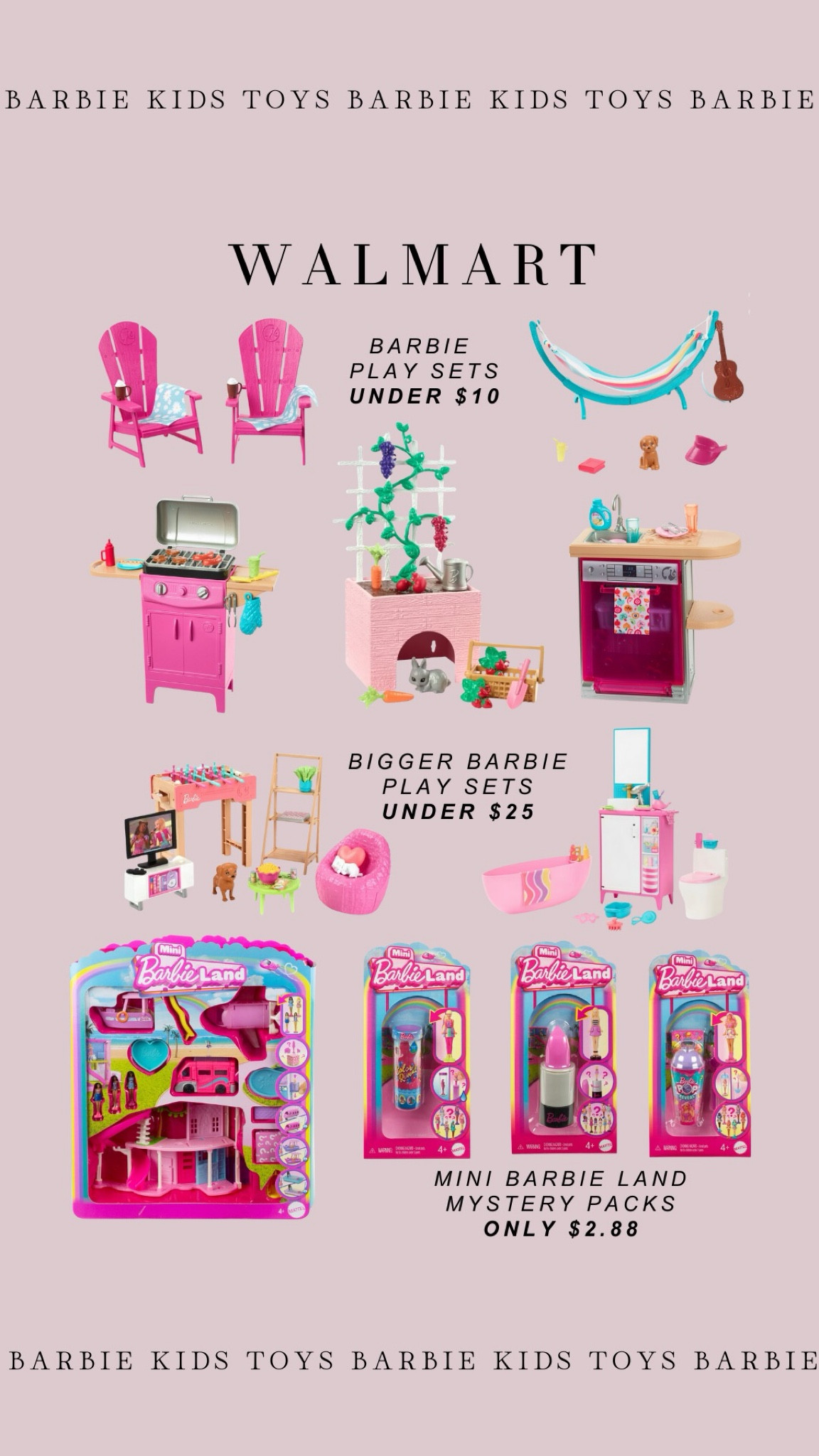 So many great and affordable Barbie options at Walmart! 💕

#LTKKids #LTKFamily #LTKHome