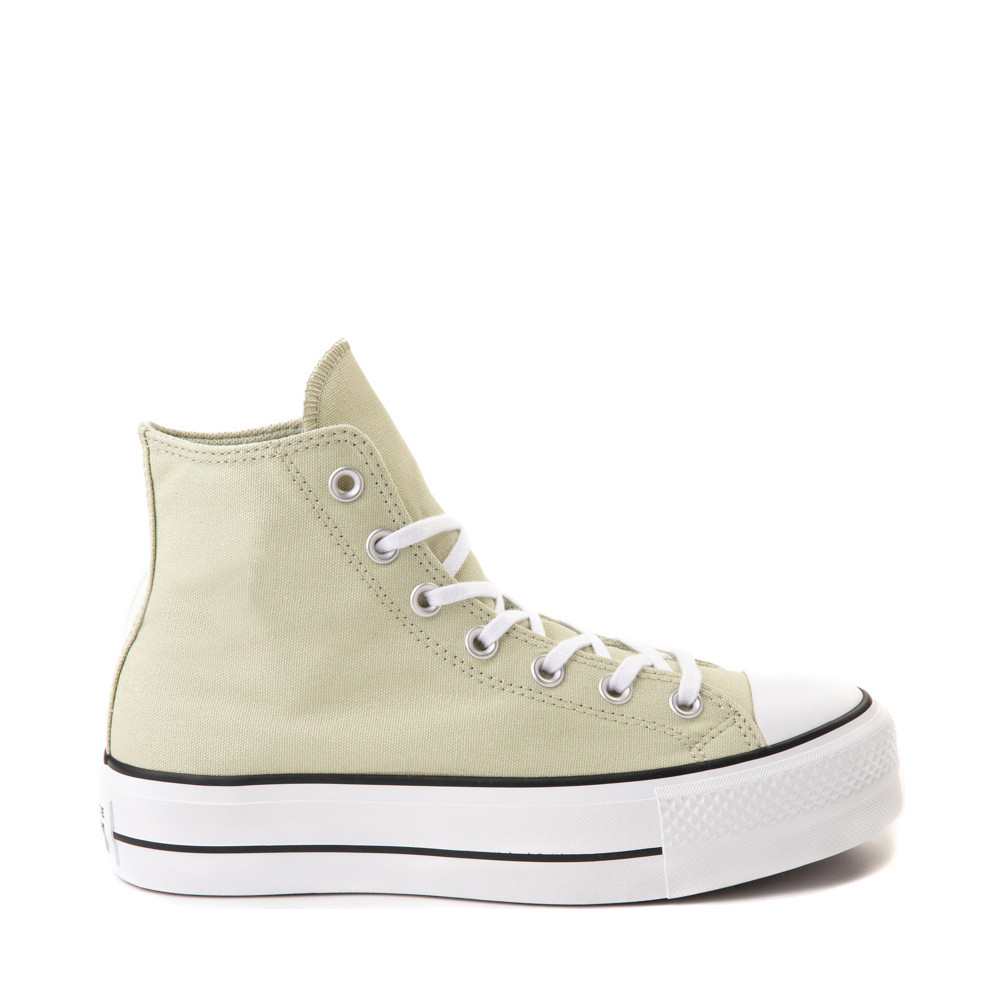 Womens Converse Chuck Taylor All Star Lift Hi Sneaker - Olive Aura | Journeys