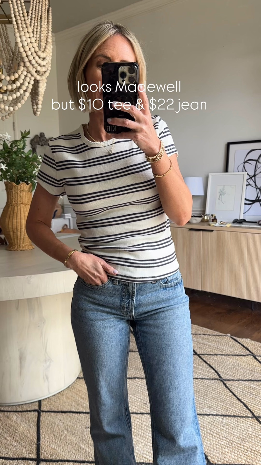 everyday Spring outfit, budget friendly
tee in a small- $10
jeans are 50% off now - making them $22.  in my true size 0

#LTKgrwm #LTKSaleAlert #LTKmomlife