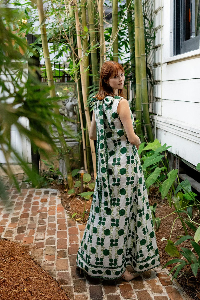 Tibi Dress | Emerald Green SUE SARTOR Marigold | SUE SARTOR