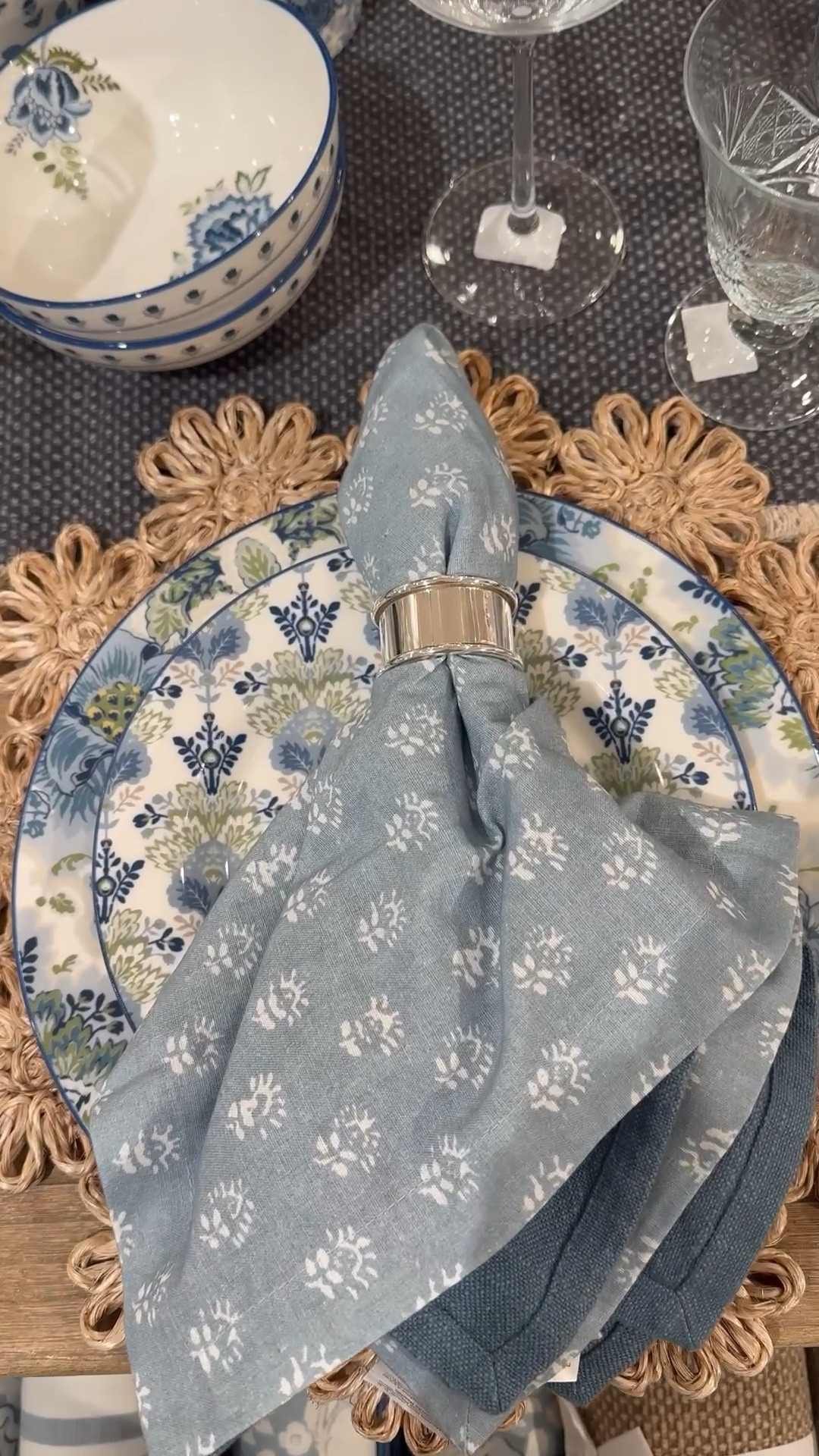 Beautiful spring table setting, place setting, tabletop decor, spring home refresh 

#LTKdayinmylife #LTKSeasonal #LTKHome