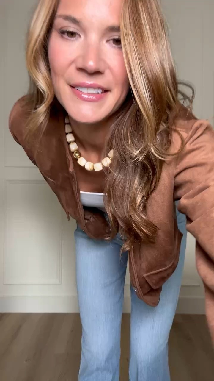 A brown suede jacket is the layer that makes a simple fall outfit so much better. I love the texture and rich color with denim, trousers or over a dress.

brown suede jacket, suede jacket, fall jacket, fall layering, brown outfit, casual fall outfit, tall girl style, fall fashion, jacket outfit, autumn style, StangandCo

#LTKootd #LTKSeasonal #LTKTall