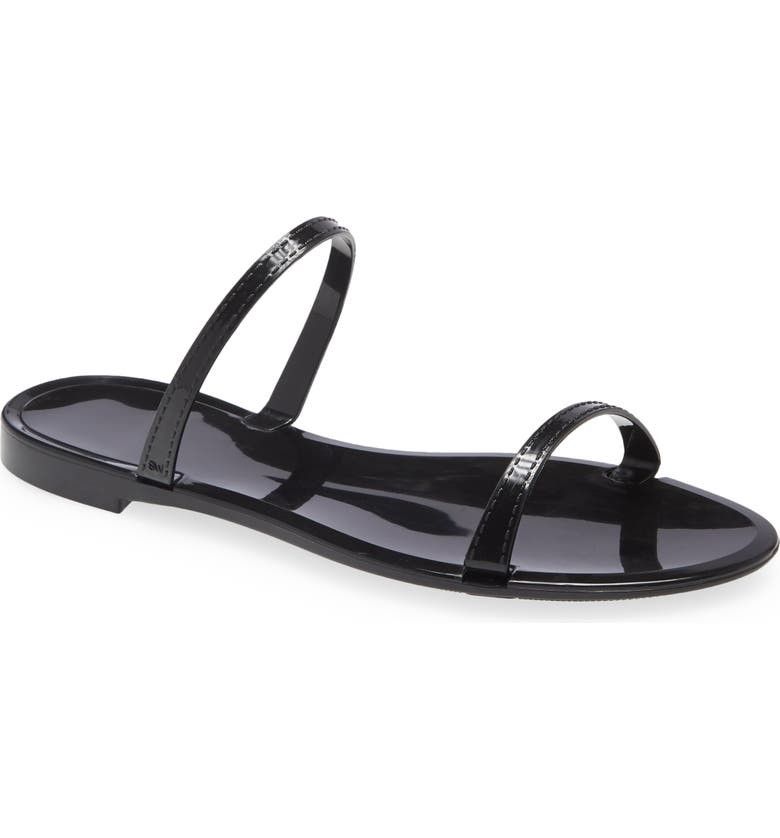 Stuart Weitzman Sawyer Slide Sandal | Black Slides | Black Sandals | Black Slide Sandals | Nordstrom