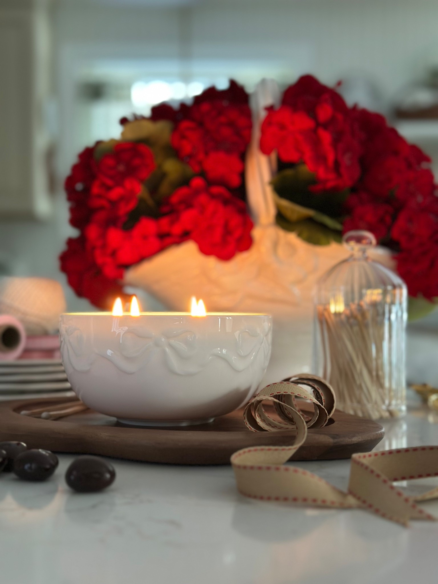 A little Valentines decor. 

#LTKHome #LTKValentine