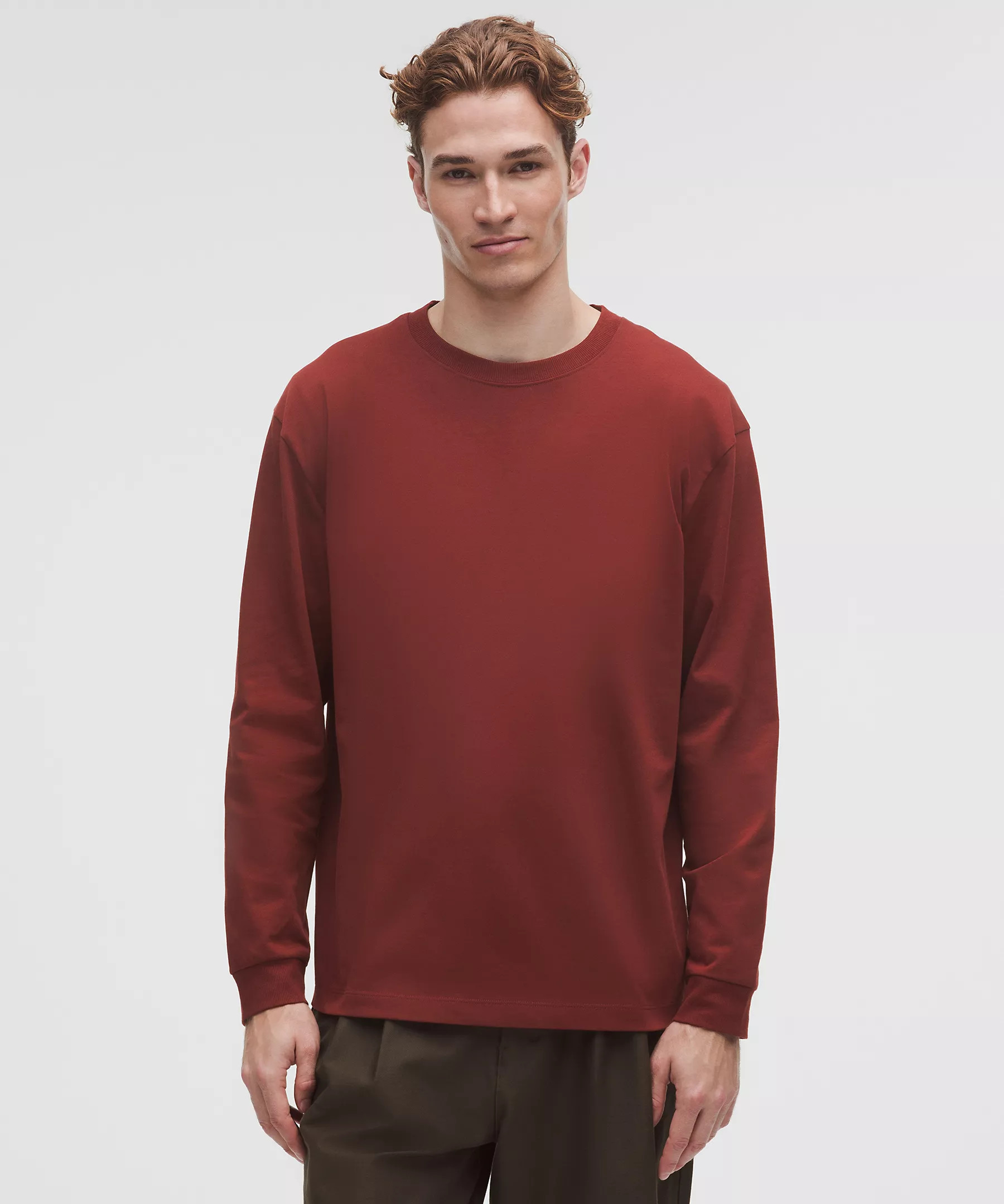 Heavyweight Cotton Jersey Long-Sleeve Shirt | Lululemon (US)