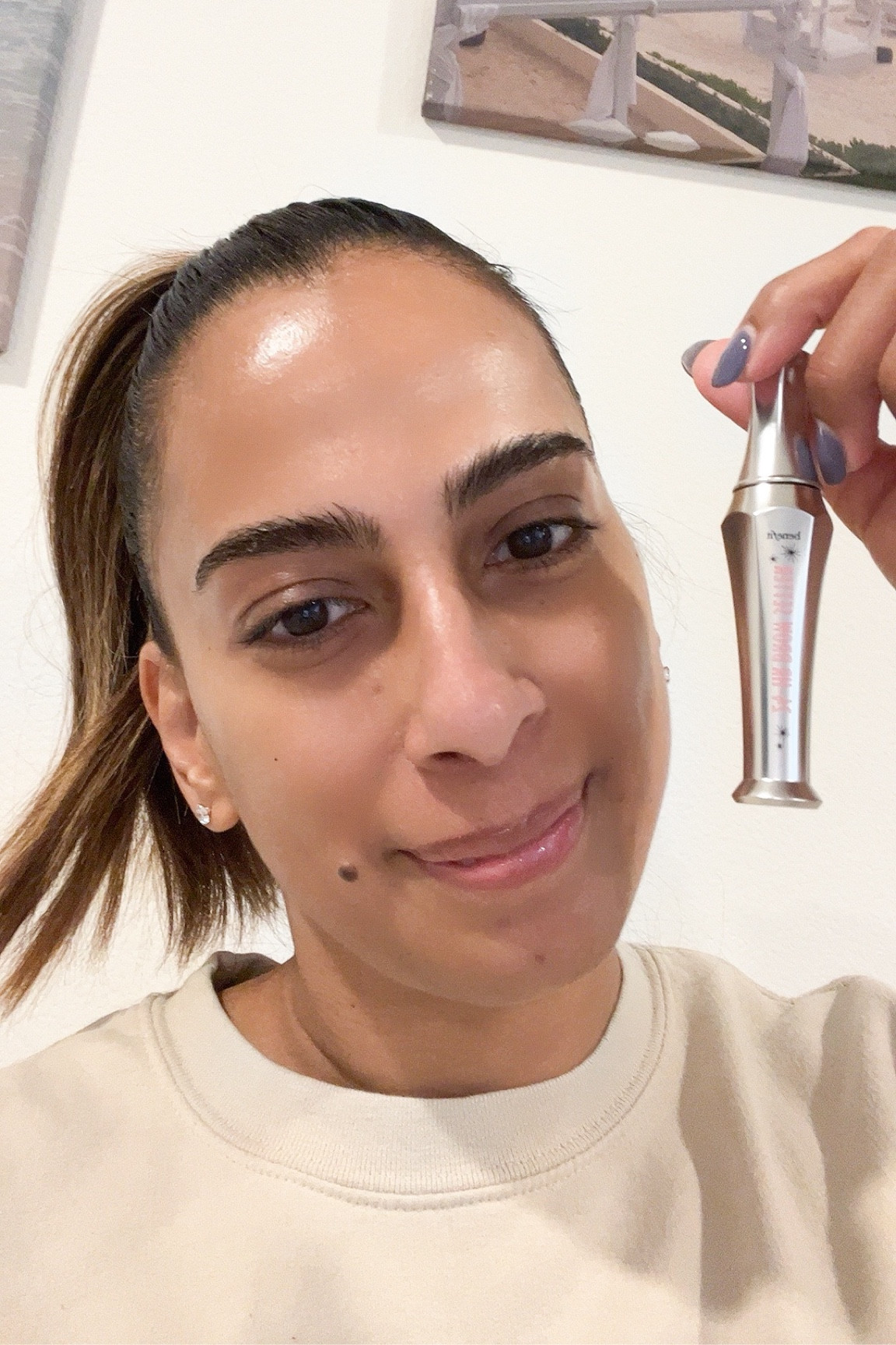 24 hour brow setter by Benefit cosmetics .