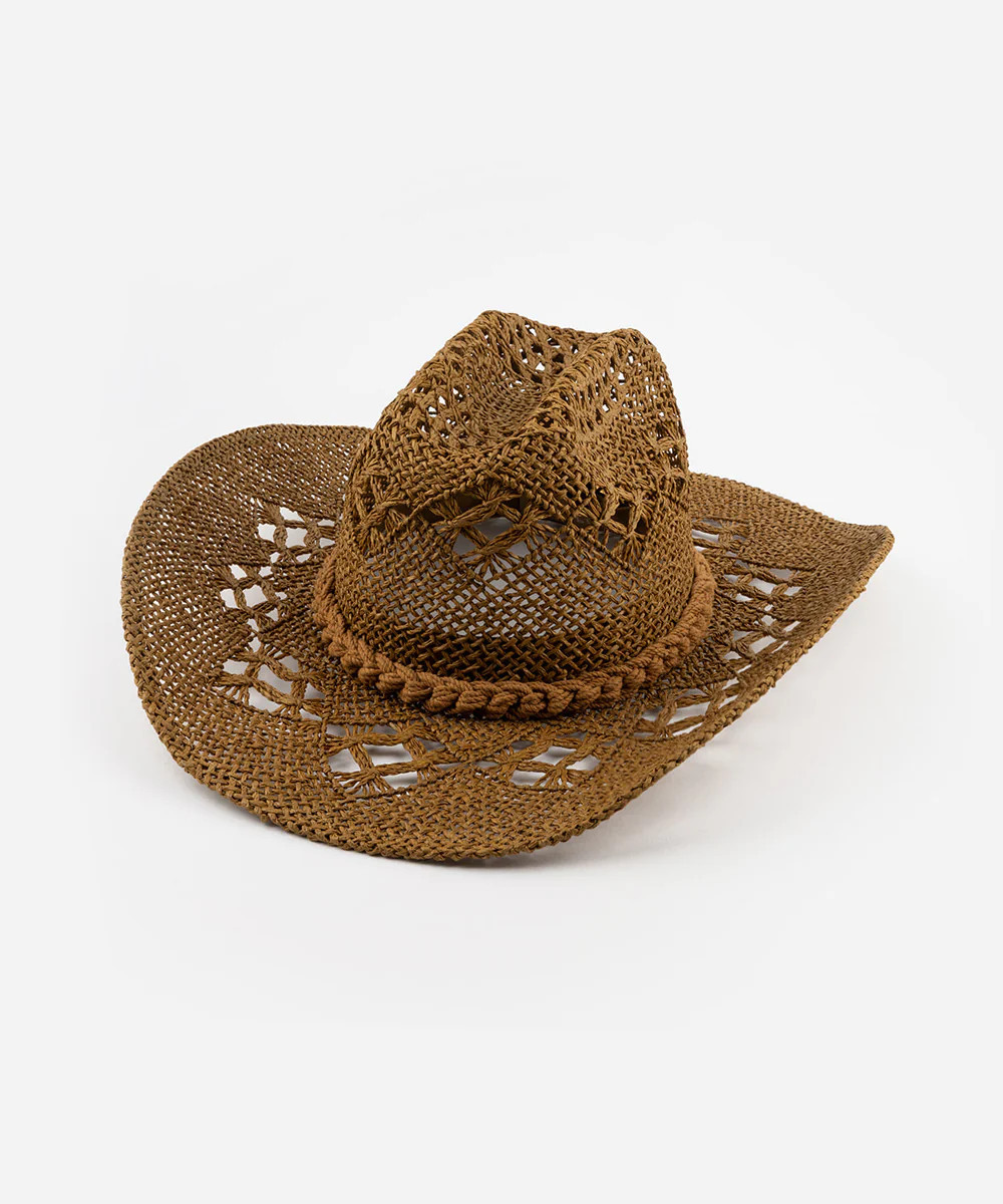Remy Vented Straw Cowboy Hat | Gigi Pip
