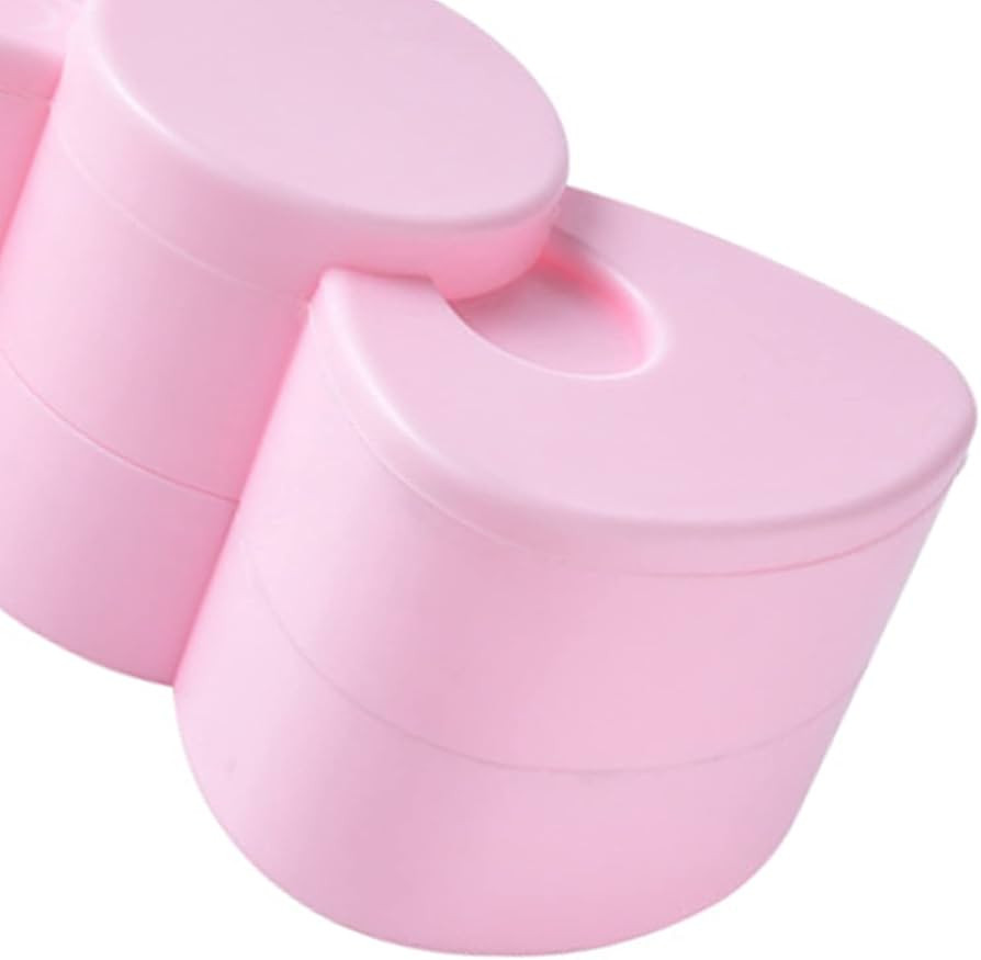 Double Layer Rotating Jewelry Storage Box Small Jewelry Tray Bowknot Case for Girls Women Cute Je... | Amazon (US)