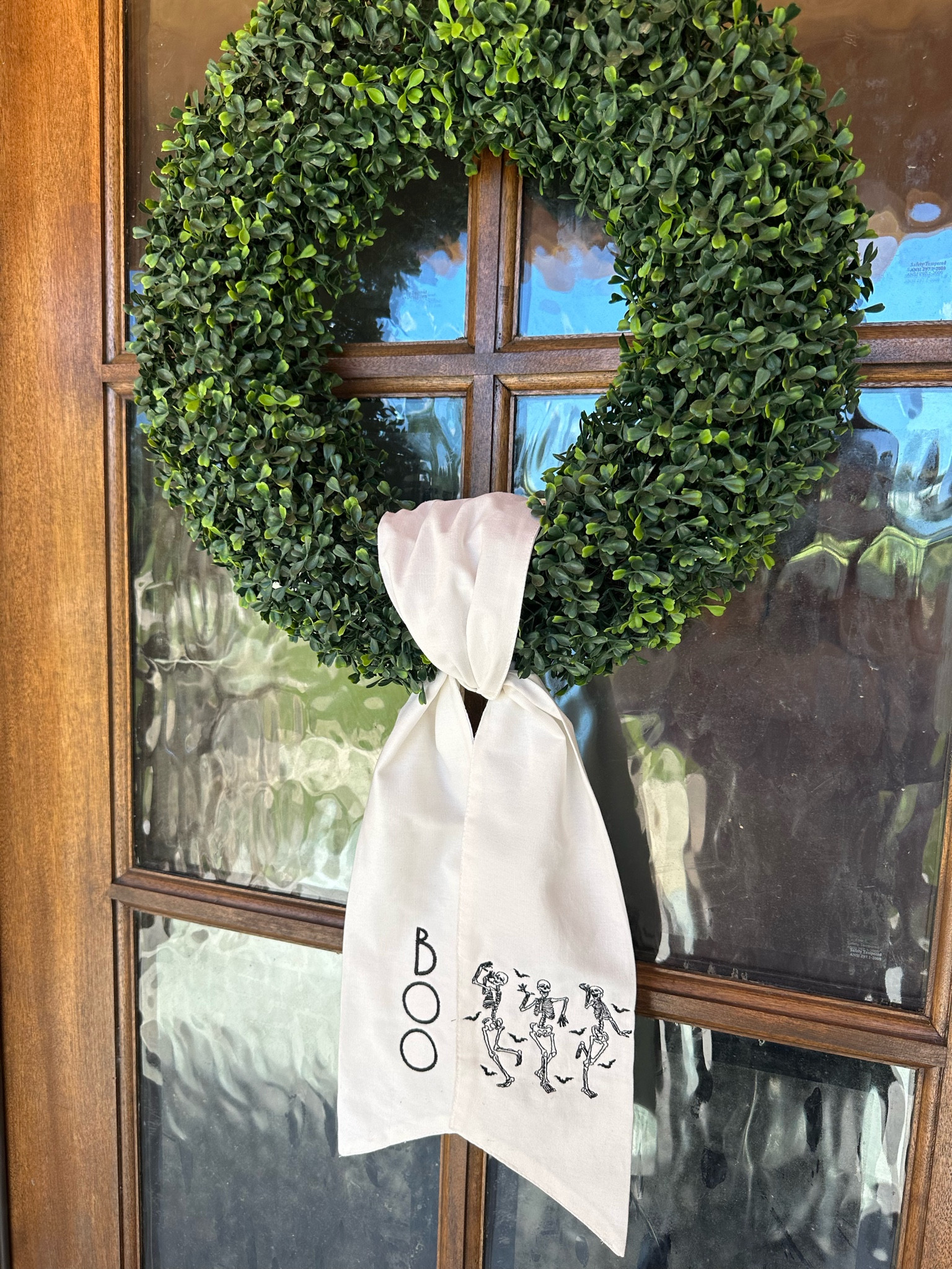 The cutest wreath sash!!! 

#LTKFindsUnder100 #LTKHome #LTKSeasonal