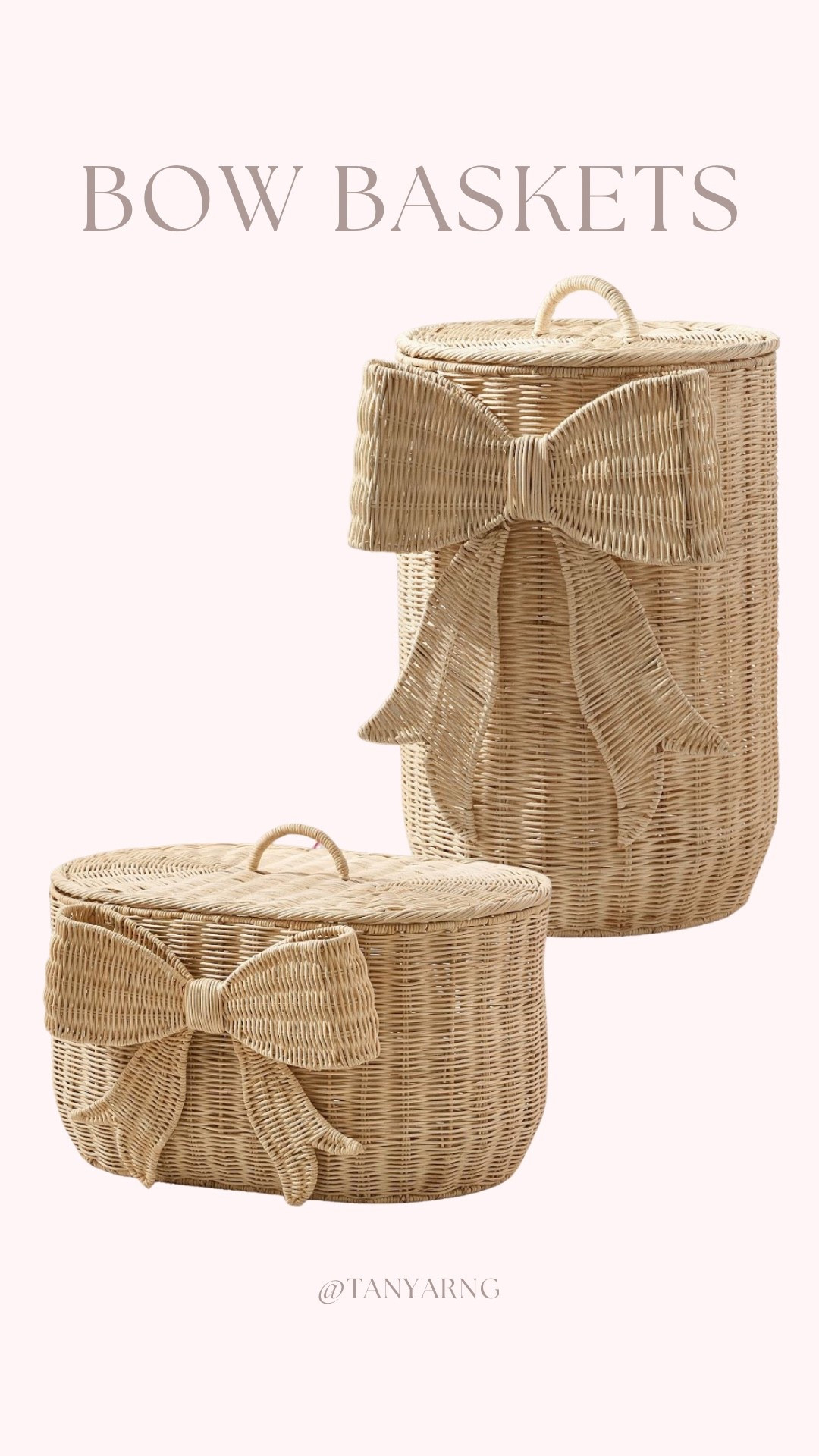 Bow basket decor 

#LTKHome #LTKKids #LTKBaby