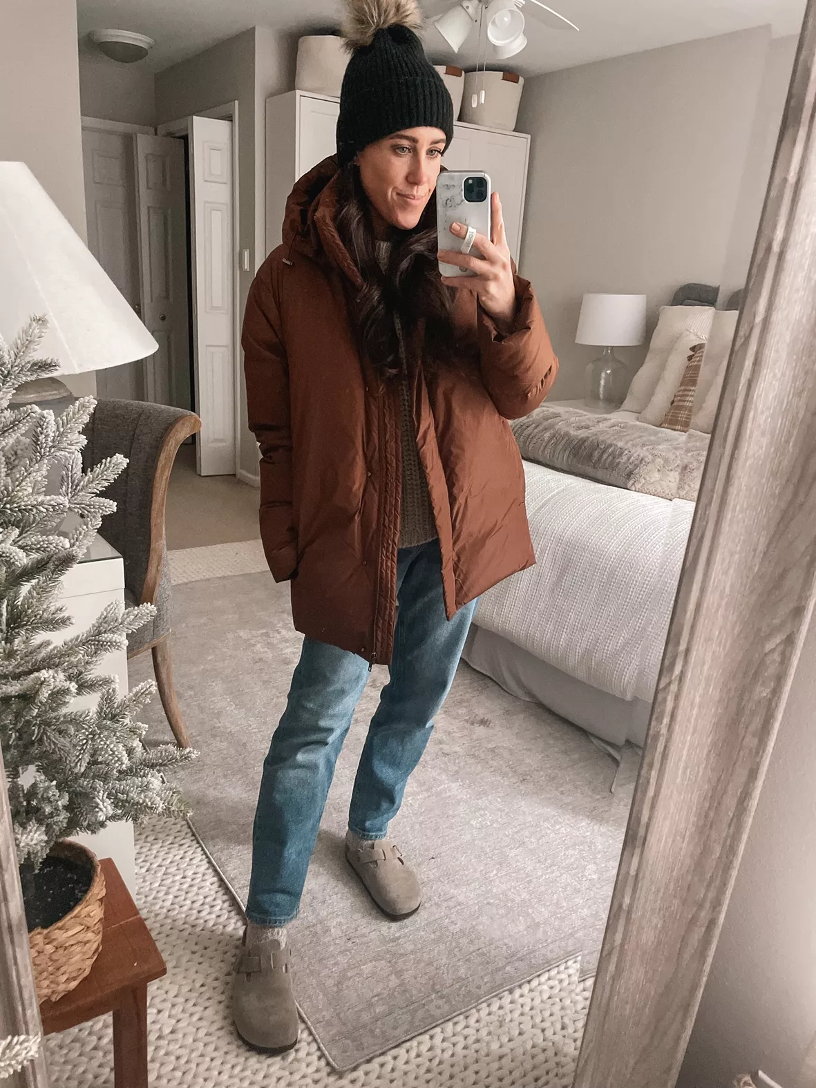 Jenni Kayne Women's Long Puffer Jacket Size Medium