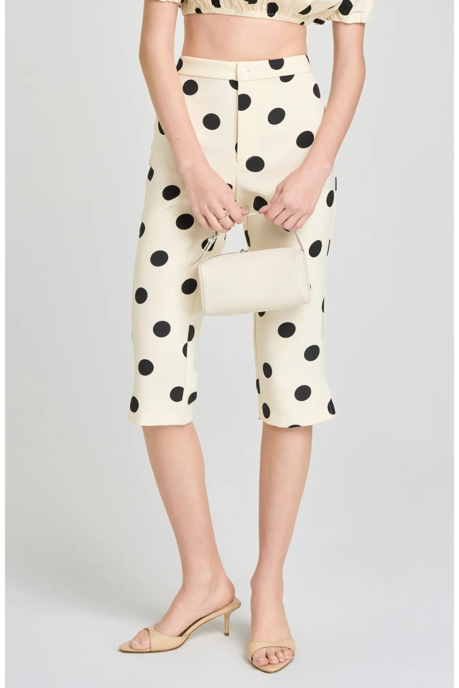 Marcy Polka Dot Capri Pants (Women) | Nordstrom | Nordstrom