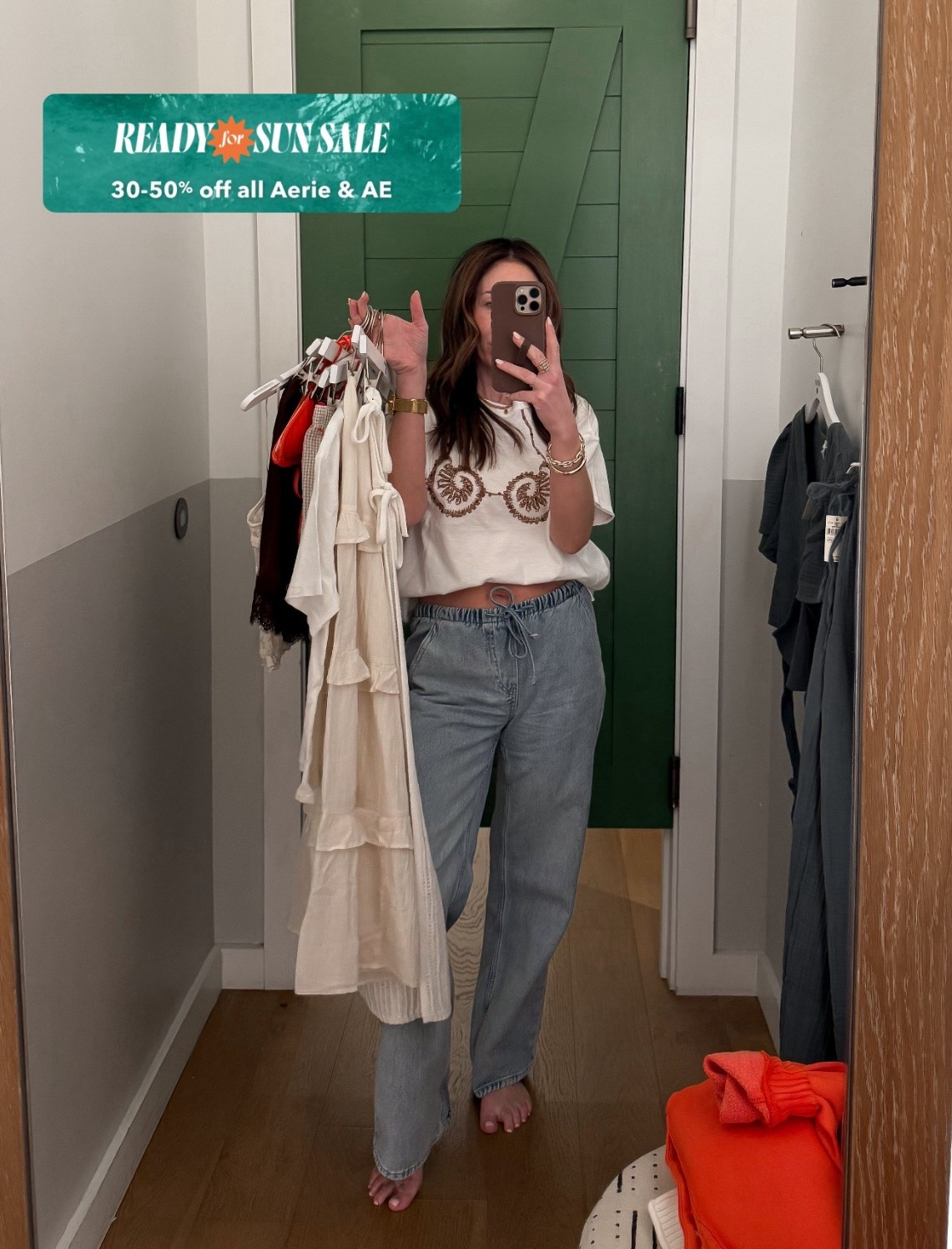 Aerie is 30-50% off everything! Sign me up their new arrivals are so goodd

#LTKSaleAlert #LTKSeasonal #LTKgrwm