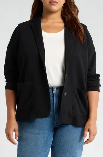 Relaxed Knit Blazer | Nordstrom