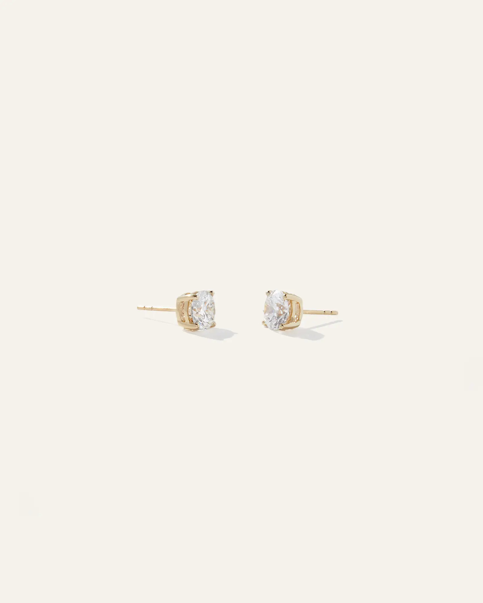 14K Gold Lab Grown Diamond Solitaire Studs | Quince