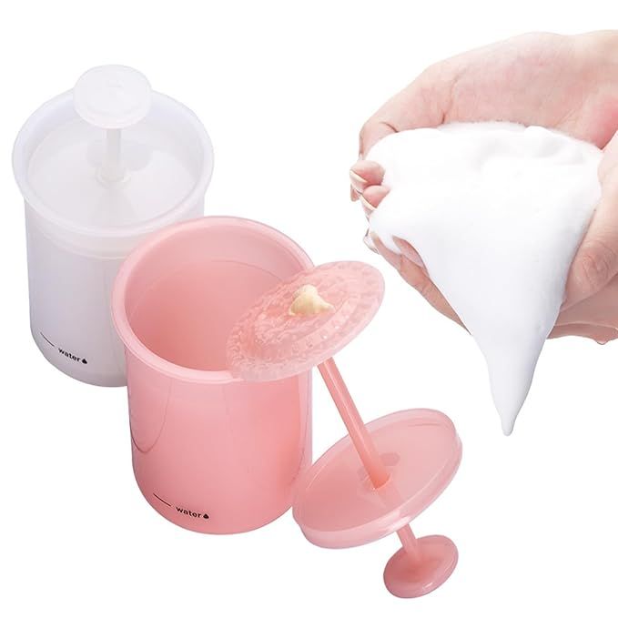 Face Foam Maker 2 PCS Facial Cleansing Tool Rich Cream Foamer Deep Cleanser Foam Maker Cup Cleans... | Amazon (US)