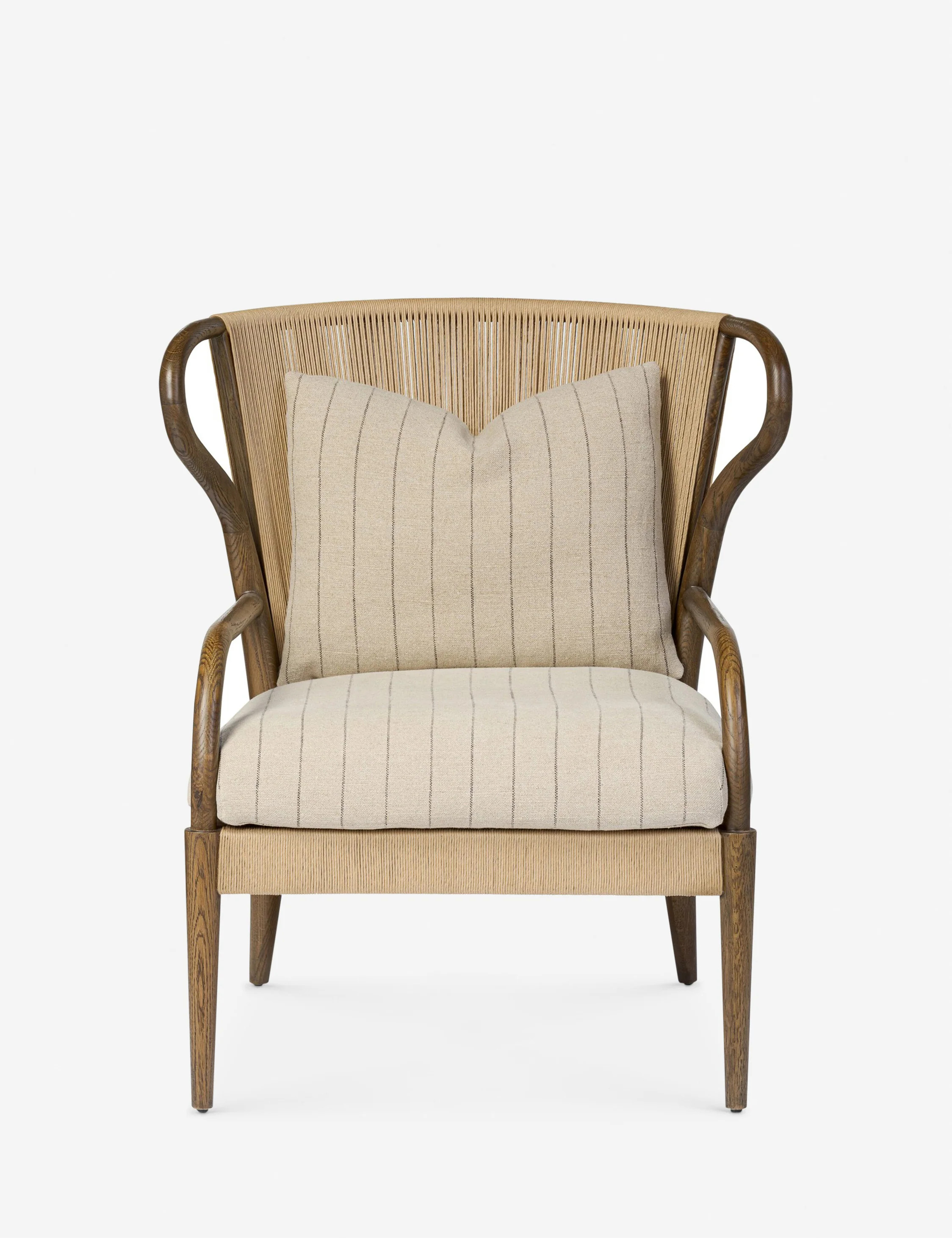 Amira Accent Chair by Amber Lewis x Four Hands, Flint | Lulu and Georgia 