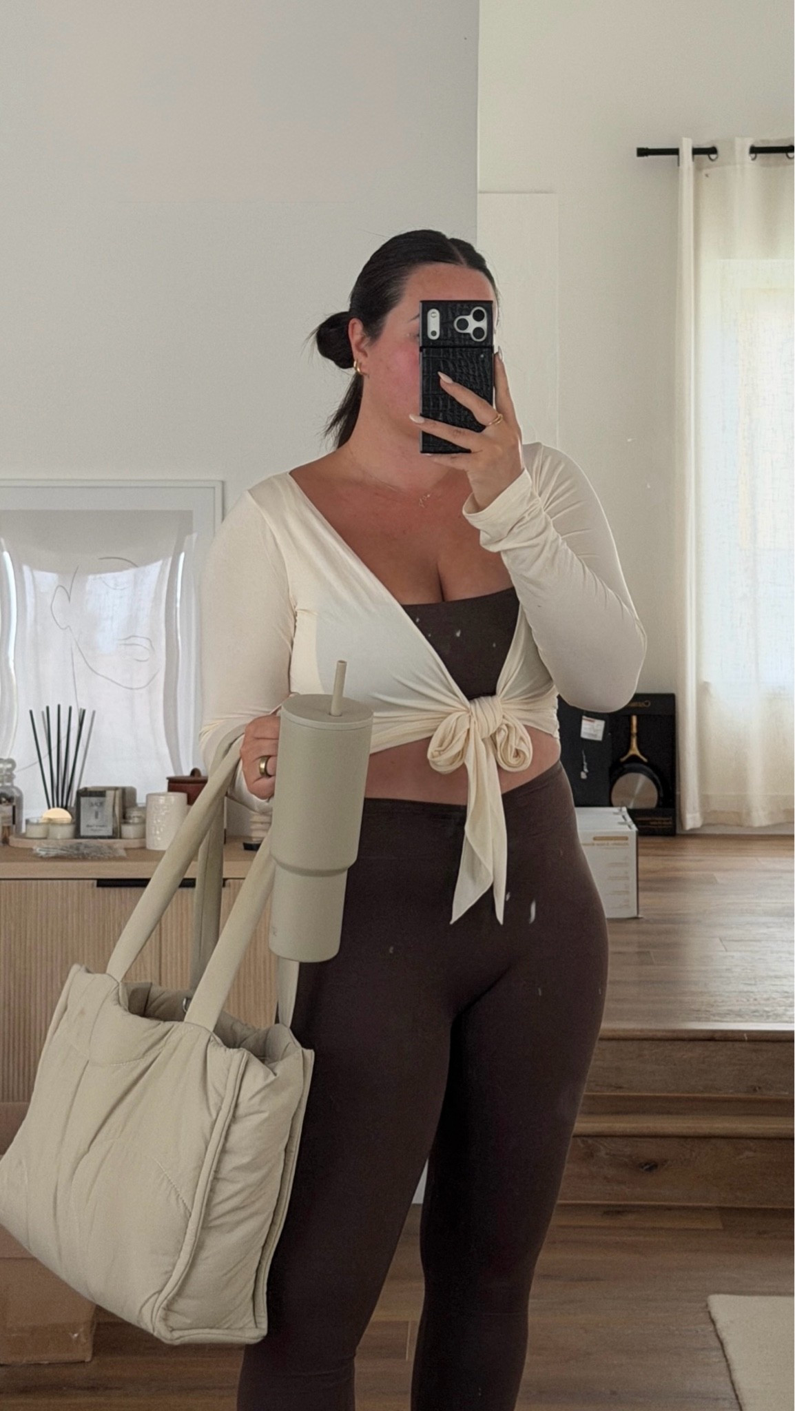 Sharing one of my favorite neutral workout sets - love this wrap top!

#LTKootd #LTKSeasonal #LTKfitnessgoals