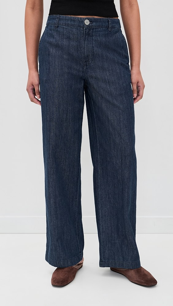 The Zoe Relaxed Straight Denim Pants | Shopbop