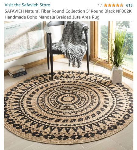 Outdoor round rug from Amazon 

#LTKhome #LTKsalealert #LTKstyletip