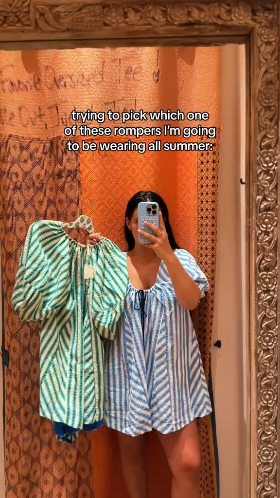 this flowy romper?? im literally obsessed!!!! it looks so much like a babydoll dress but the shorts just add to the comfort and coverage!!! 

im wearing size small in both💚

spring outfit, dress, romper, country concert outfit, vacation outfit 

#LTKSeasonal #LTKVideo #LTKstyletip