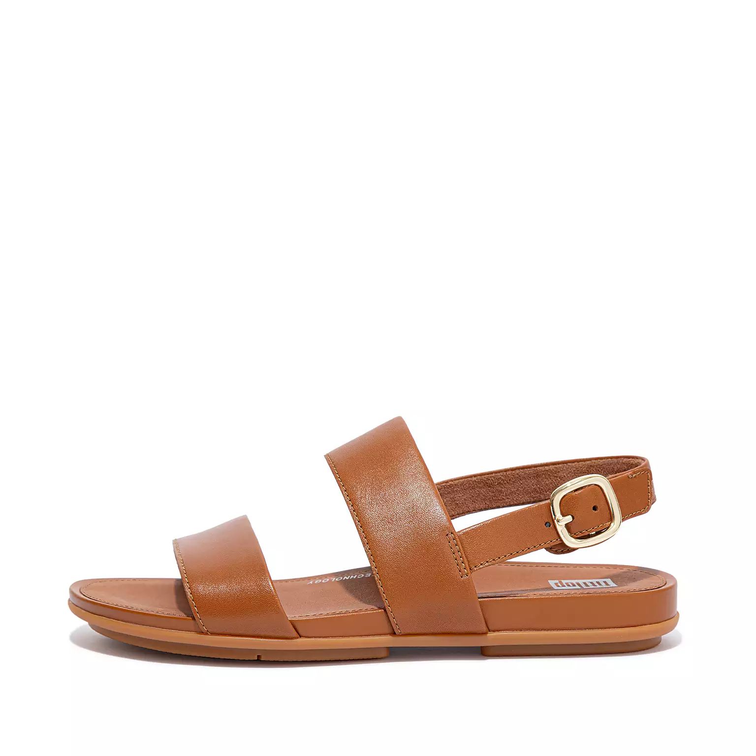 GRACIE Leather Back-Strap Sandals | FitFlop (UK)