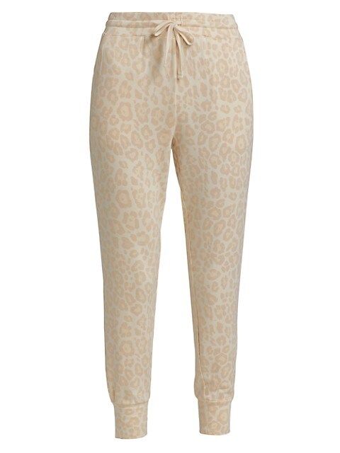 Supersoft Leopard Joggers | Saks Fifth Avenue