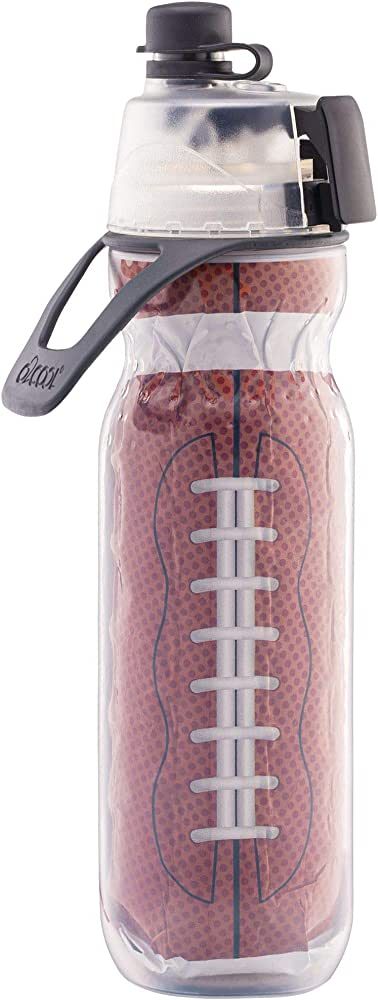 O2COOL Mist 'N Sip Misting Water Bottle No Leak Pull Top Spout Sports Water Bottle 20 oz (Footbal... | Amazon (US)