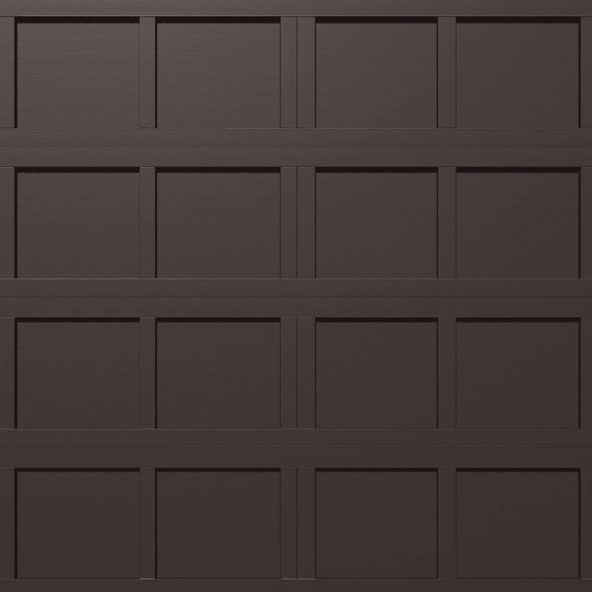 Wayne Dalton Classic Steel Model 9405 8-ft x 8-ft 10 R-Value Insulated Brown Single Garage Door one_size | WD9405NPBR88 | Lowe's