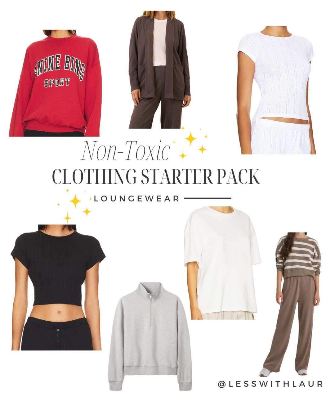 Non-Toxic Clothing Starter Pack 🛋️ Lounge Wear 🛋️

#LTKSeasonal #LTKHome