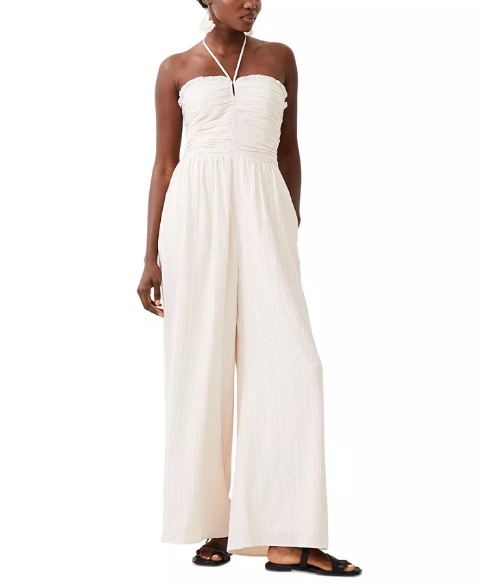 French Connection Women's Bonny Wide-Leg Jumpsuit - Macy's | Macy's