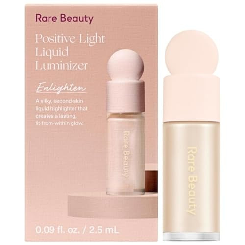 Rare Beauty by Selena Gomez Positive Light Liquid Luminizer Highlight - Enlighten - Champagne | Amazon (US)