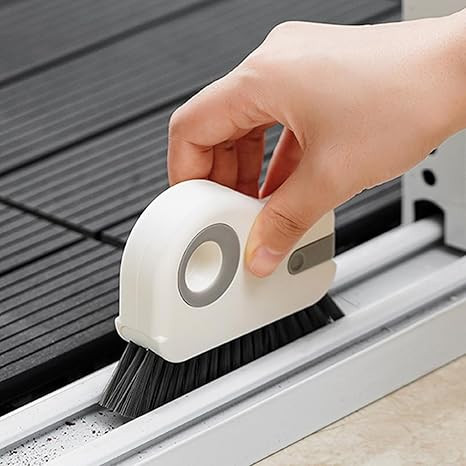 Groove Cleaning Brush Window Track Cleaning Tools 2 In 1 Grout Cleaner Tool Grip Brush Hard Brist... | Amazon (US)