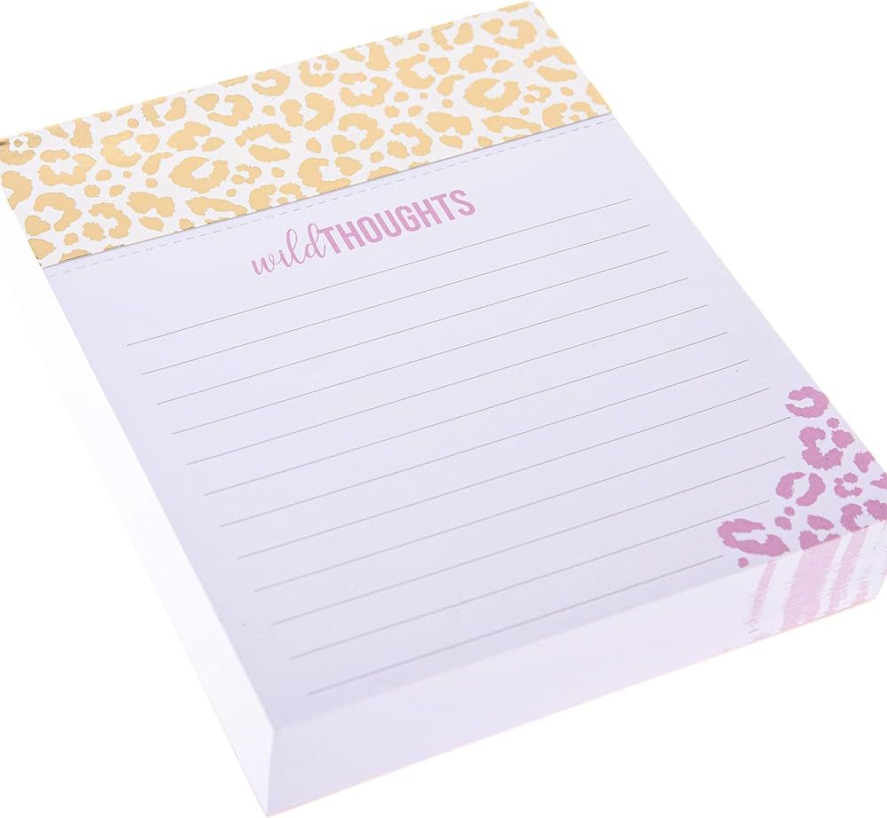 Graphique Jotter Notepad, Leopard Design – 4.5" x 5.5" x 1”, 250 Lined Pages with “Wild Thoughts” at | Amazon (US)