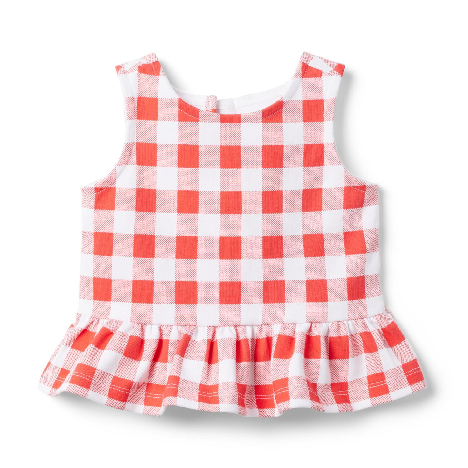Gingham Peplum Top | Janie and Jack