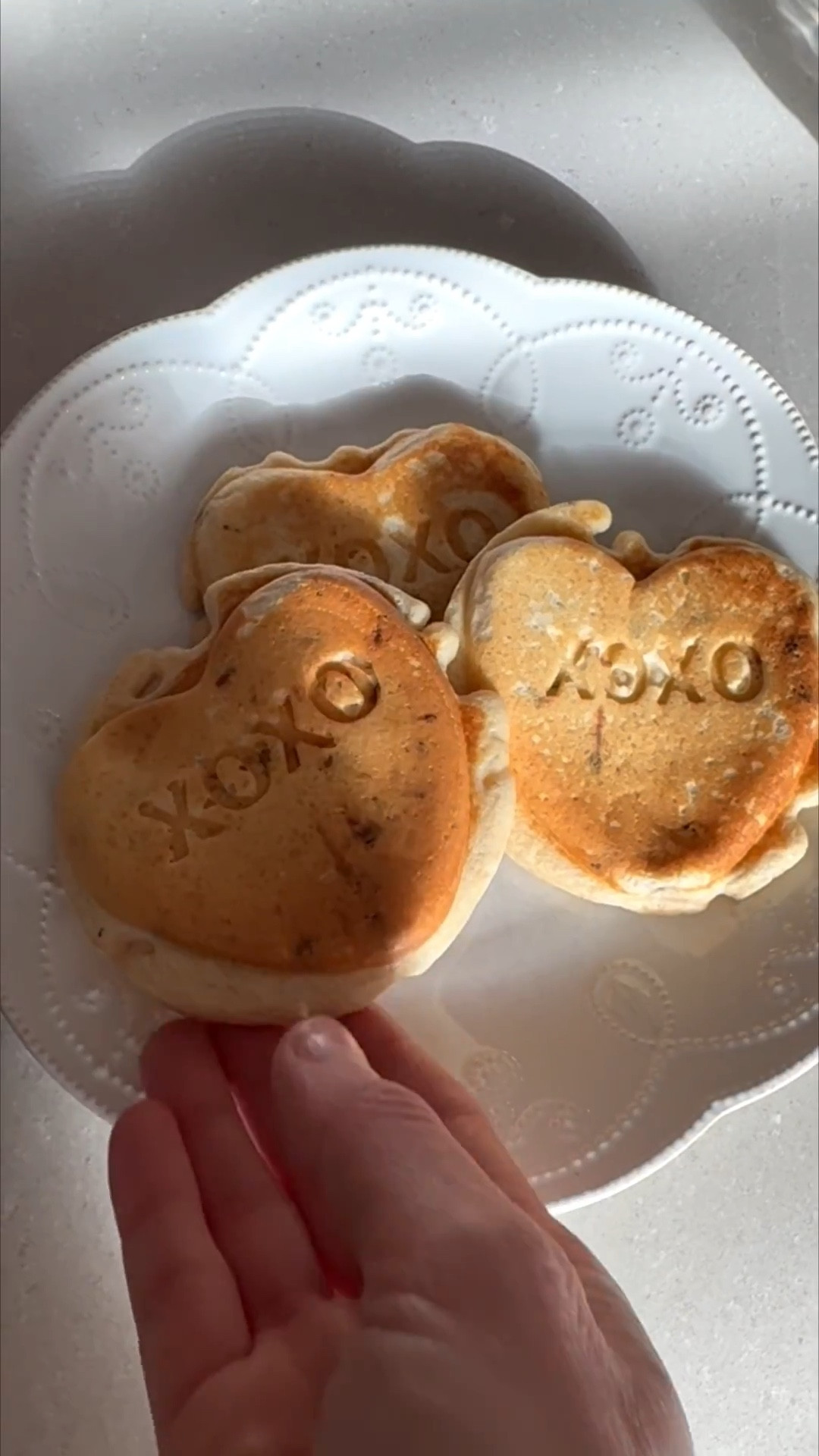 Two Valentines Day Breakfast Ideas ❤️💗
My kids loved both of these! I used Kodiak pancake mix for the waffles, ours had chocolate chips. For the popsicles I used frozen bananas, strawberries, milk, vanilla yogurt and some vanilla. Such a great way to sneak in some fruit! 

Valentine’s Day treat, Valentines Day breakfast, Kids breakfast ideas, kids healthy popsicles, kids snack ideas, Amazon, Target, Valentines Day wafflemaker, Heart waffles, heart popsicles 

#LTKmomlife #LTKfoodie #LTKKids
