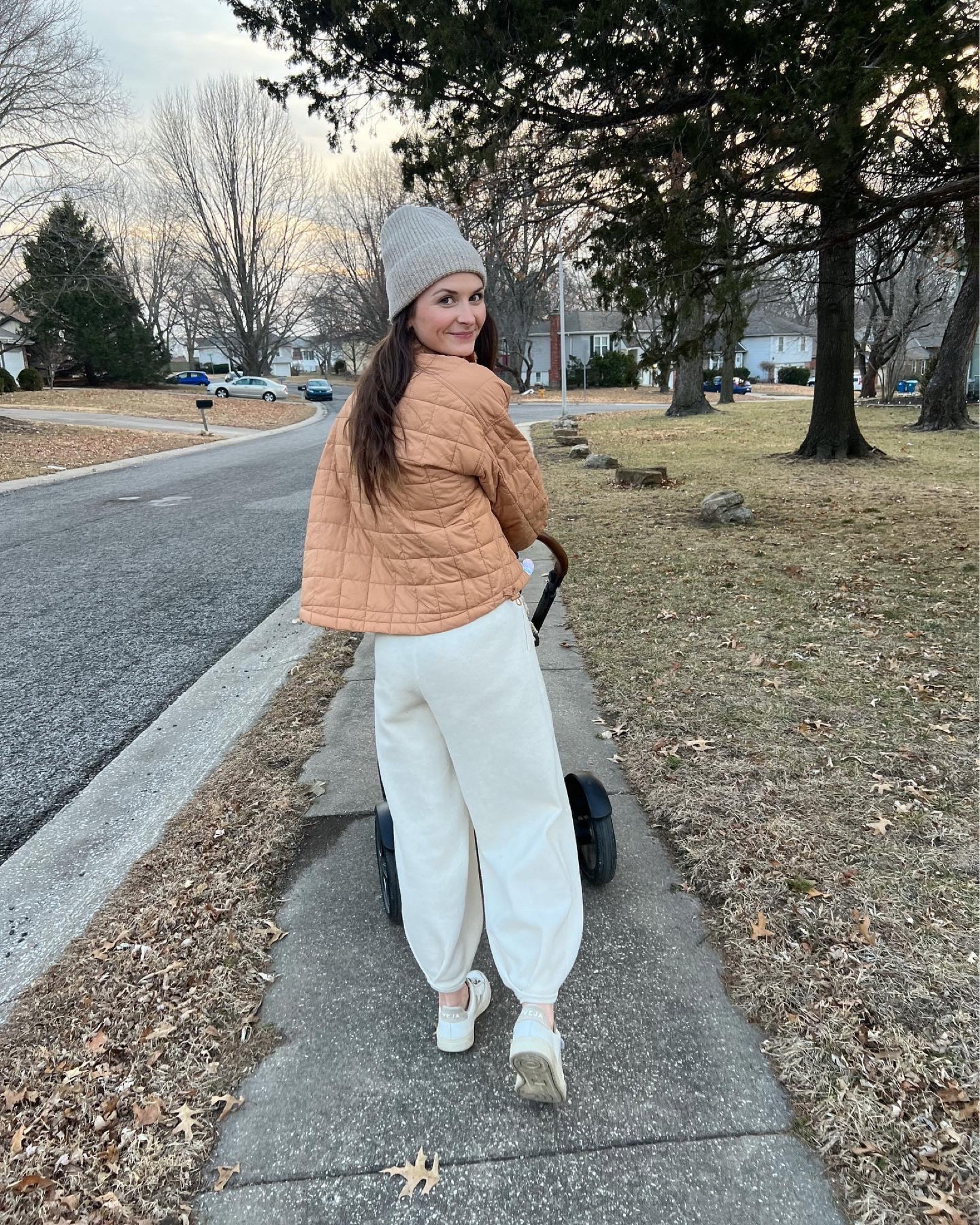 Wearing small in jacket, this color is sold out but few in stock
Wearing small in set & linked a look for less 

#LTKFind 

#LTKSeasonal